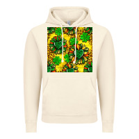 Vintage Artic St. Patrick's sunflower seamless pattern Vintage Hoodie - BundleAndBundleShop