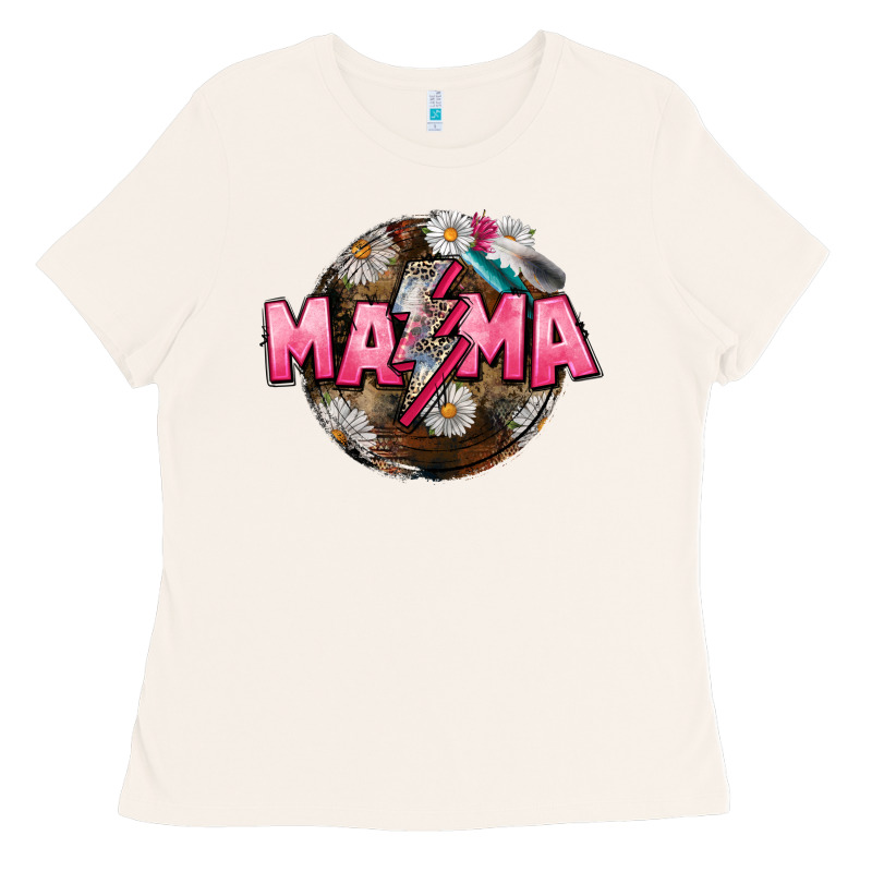 Mama Lightning Bolt Mother's Day Ladies Tee by CowGirlArtShop | Teevron