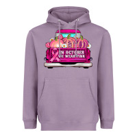Lavender truck in october we wear pink Heavyweight Hoodie - AdoDesignShop