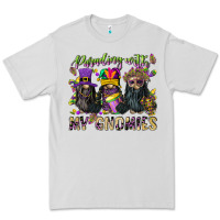 Dove Grey parading with my gnomies Premium Tee - CowGirlArtShop