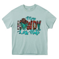 Arona Western More Howdy Less Hate Cowboy Hat Gemstone Heavy Core Tee - HowdyJamesFarm