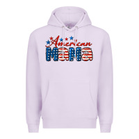 Lilac American Mama Mother's Day Premium Hoodie - LillyAllenDesigns