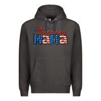 Smoke American Mama Mother's Day Premium Hoodie - LillyAllenDesigns