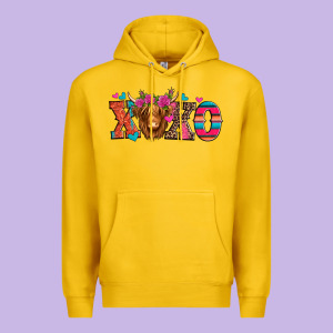 Xoxo Valentine's Day Highland Cow Premium Hoodie Designed By Jasminsmagicworld