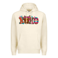 Tofu xoxo valentine's day highland cow Premium Hoodie - Jasminsmagicworld
