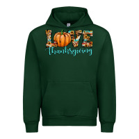 Forest Green love thanksgiving pumpkin Urban Hoodie - JahusDesignShop