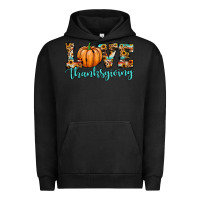 Pigment Black love thanksgiving pumpkin Urban Hoodie - JahusDesignShop