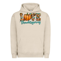 Pigment French Oak love thanksgiving pumpkin Urban Hoodie - JahusDesignShop