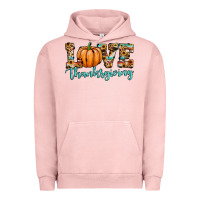 Pigment Salmon love thanksgiving pumpkin Urban Hoodie - JahusDesignShop