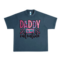 Midnight Navy daddy is my valentine Urban Heavy Tee - OliviaCreatesArt