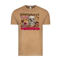 Vintage Camel Skull chocolate is my Valentine Vintage Tee - FaDigitalArtStudio