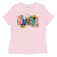 Bubblegum Pink nurse Ladies Tee - CowGirlArtShop