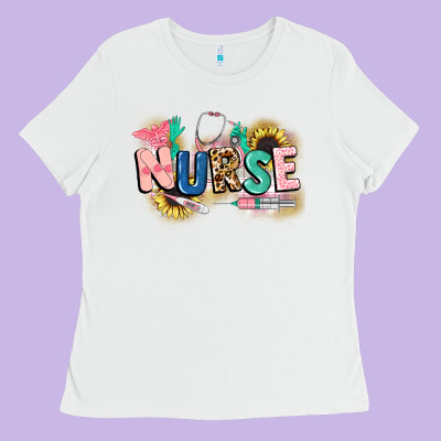Nurse Ladies Tee Designed By Cowgirlartshop