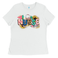 White nurse Ladies Tee - CowGirlArtShop