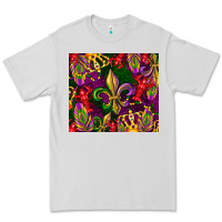Dove Grey mardi gras Premium Tee - CowGirlArtShop