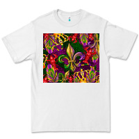White mardi gras Premium Tee - CowGirlArtShop
