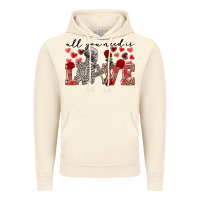 Vintage Artic skeleton all you need is love Vintage Hoodie - FaDigitalArtStudio