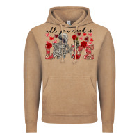 Vintage Coffee skeleton all you need is love Vintage Hoodie - FaDigitalArtStudio