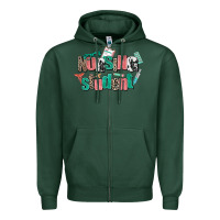 Sports Green nursing student Zipper Hoodie - AdoDesignShop