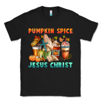 Black pumpkin spice and jesus christ Classic Tee - CowGirlArtShop