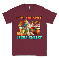 Burgundy pumpkin spice and jesus christ Classic Tee - CowGirlArtShop