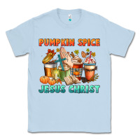 Dusty Blue pumpkin spice and jesus christ Classic Tee - CowGirlArtShop