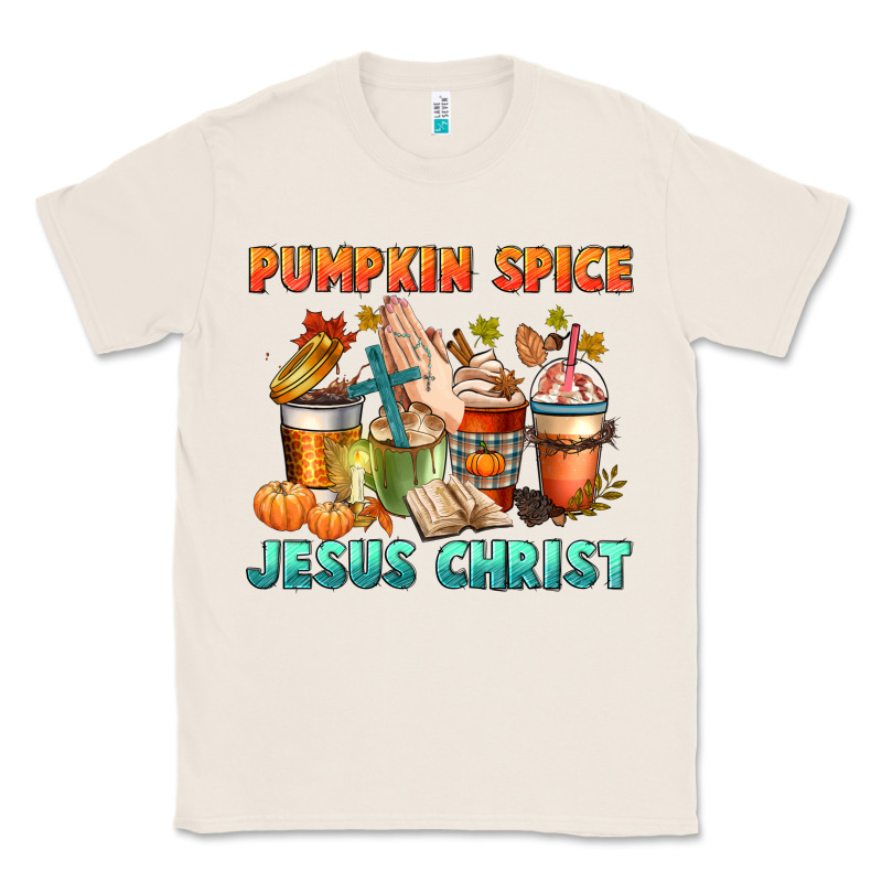 Pumpkin Spice And Jesus Christ Classic Tee by CowGirlArtShop | Teevron