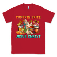 Red pumpkin spice and jesus christ Classic Tee - CowGirlArtShop