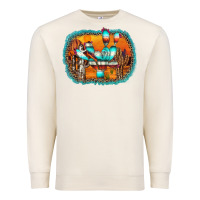 Sandshell western cactus Premium Sweatshirt - AdoDesignShop
