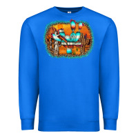 True Royal western cactus Premium Sweatshirt - AdoDesignShop