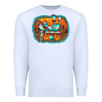 White western cactus Premium Sweatshirt - AdoDesignShop