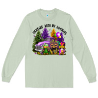 Matcha mardi gras hanging with my gnomies Long Sleeve Tee - FaDigitalArtStudio
