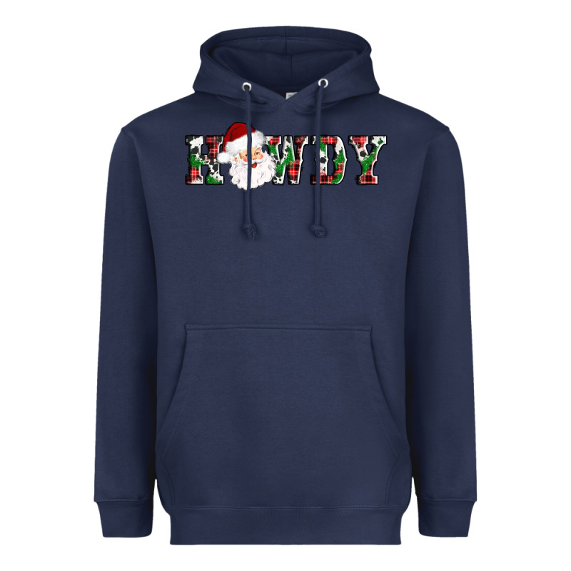Howdy Santa Heavyweight Hoodie by AdoDesignShop | Teevron