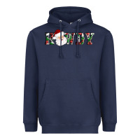 Navy howdy santa Heavyweight Hoodie - AdoDesignShop