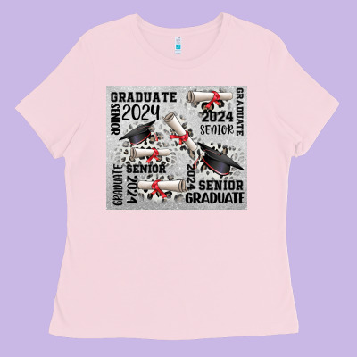 Senior 2024 Ladies Tee Designed By Cowgirlartshop