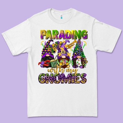 Parading With My Gnomies Mardi Gras Premium Tee Designed By Cowgirlartshop