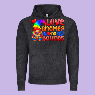 Love Gnomes No Bounds Vintage Hoodie Designed By Bundleandbundleshop