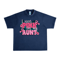 Navy i wear pink for my aunt Urban Heavy Tee - FaDigitalArtStudio