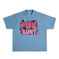 Pebble Blue i wear pink for my aunt Urban Heavy Tee - FaDigitalArtStudio