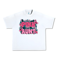 White i wear pink for my aunt Urban Heavy Tee - FaDigitalArtStudio