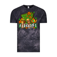 Cloud Black St. Patrick's Arkansas Vintage Tee - OliviaCreatesArt