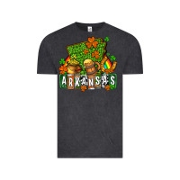 Vintage Black St. Patrick's Arkansas Vintage Tee - OliviaCreatesArt