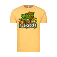 Vintage Mustard St. Patrick's Arkansas Vintage Tee - OliviaCreatesArt