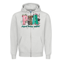 Dove Grey pta physical therapy assistant Zipper Hoodie - AdoDesignShop