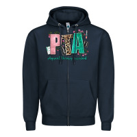 Navy pta physical therapy assistant Zipper Hoodie - AdoDesignShop