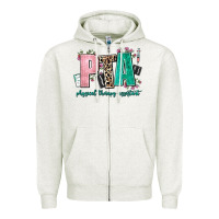 Oatmeal Heather pta physical therapy assistant Zipper Hoodie - AdoDesignShop