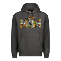 Charcoal Heather hampshire sheep mom Mother's Day Premium Hoodie - LillyAllenDesigns