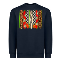 Navy race brushstrokes Heavyweight Sweatshirt - AdoDesignShop