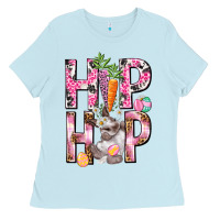 Baby Blue Hip hop Easter Girl Easter Day Ladies Tee - HowdyJamesFarm