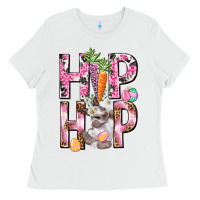 White Hip hop Easter Girl Easter Day Ladies Tee - HowdyJamesFarm